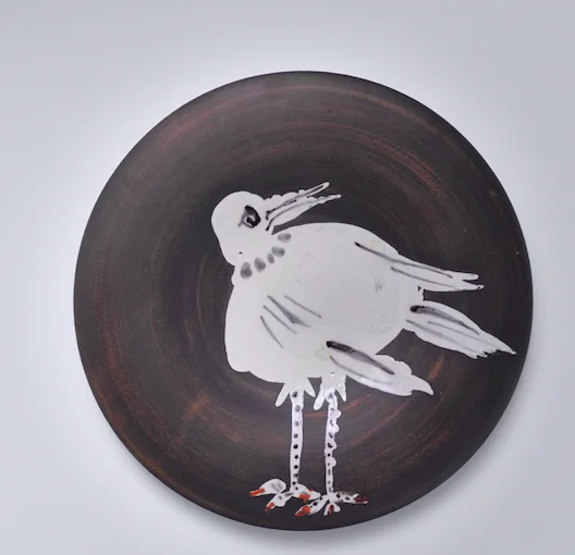 Pablo Picasso (1881-1973) — A great ‘Bird’ plate designed by Picasso