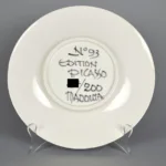 Pablo Picasso — A great ‘Bird’ plate designed by Picasso — detail 1