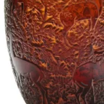 René Lalique — A lovely deep amber R. Lalique ‘Biches’ vase circa 1932 — detail 1