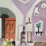 Pablo Picasso — A tempting color offset lithograph of ‘Atelier’ by Picasso — detail 1