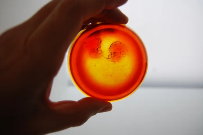 René Lalique — An exclusive and rare orange ‘Deux Zephyrs’ by Lalique