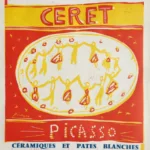 Pablo Picasso (1881-1973) — A rare two toned linograph by Picasso