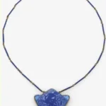 René Lalique (1860-1945) — A very rare Lalique pendant in peacock blue