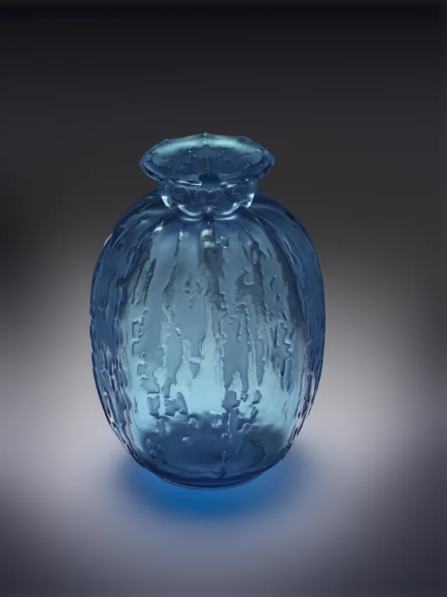 René Lalique (1860-1945) — A beautiful and rare Vase ‘Fontaines’ by Lalique