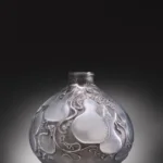 René Lalique (1860-1945) — A lovely R. Lalique patinated vase ‘Courges'