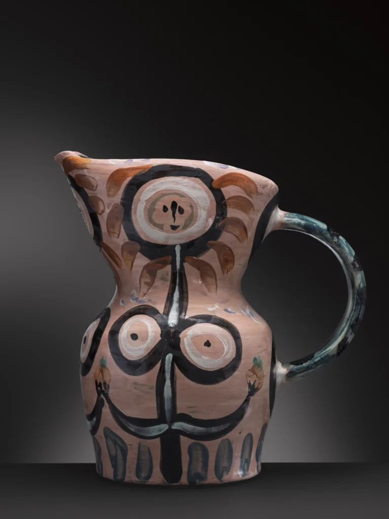 Pablo Picasso (1881-1973) — A rare Picasso Madoura ‘Flower Woman’ pitcher